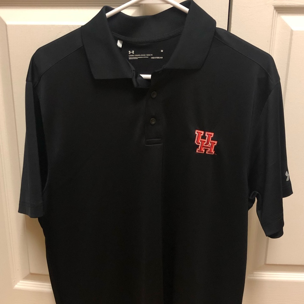 University of Houston Black Polo Size Medium